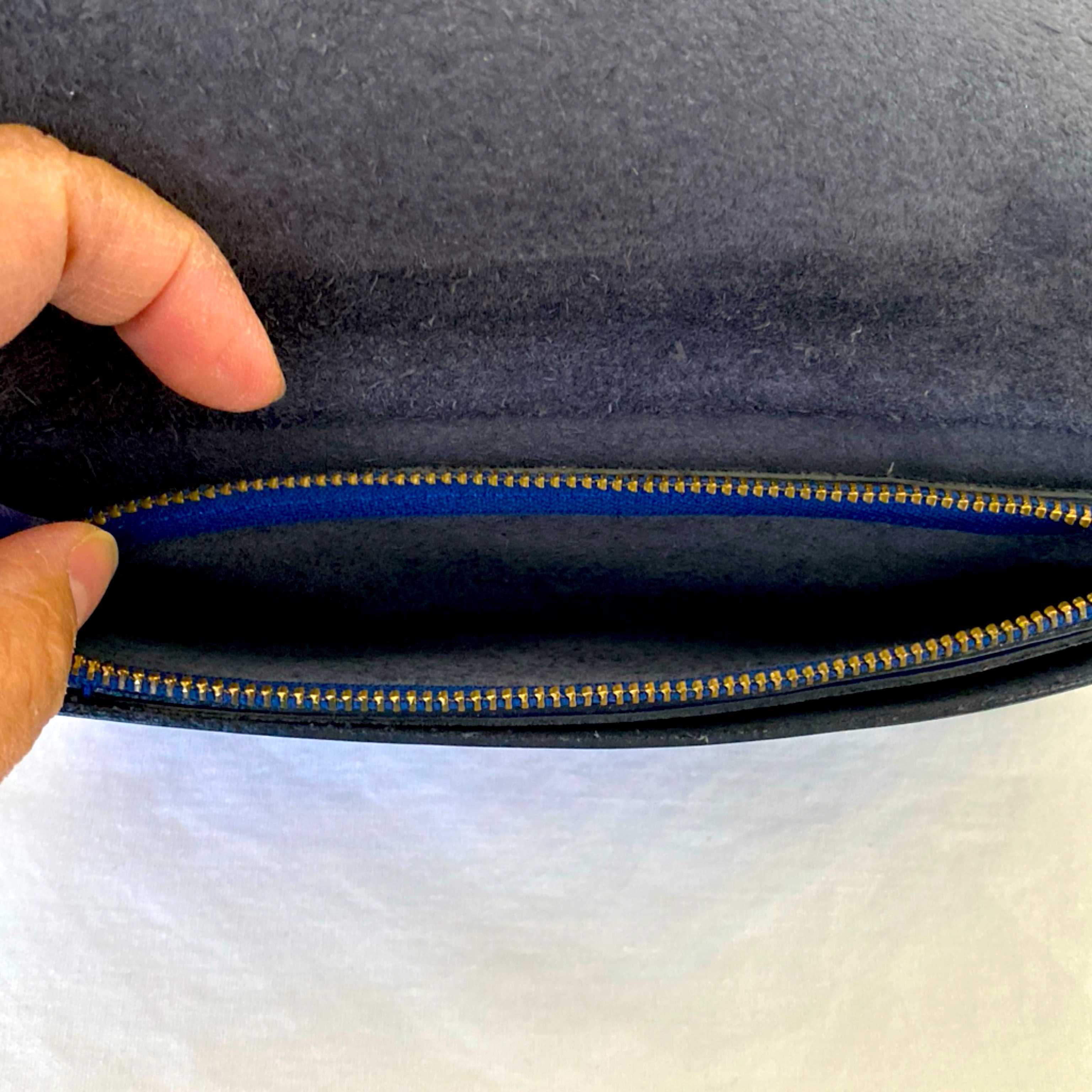 Minor History The Ledger Royal Blue Long Wallet 100% Leather Vgc — image 6 of 8